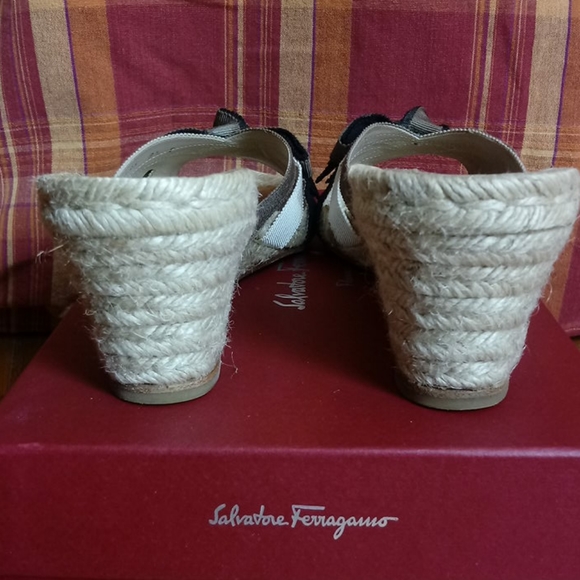Salvatore Ferragamo 8.5C Grisson espadrille - Picture 5 of 10